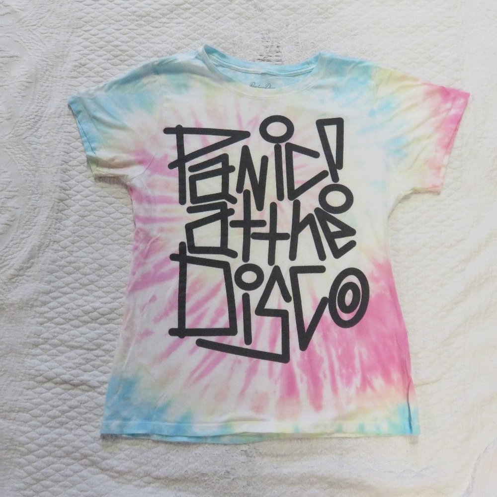 Panic at the Disco Tie Dye shirt Girls size Large
